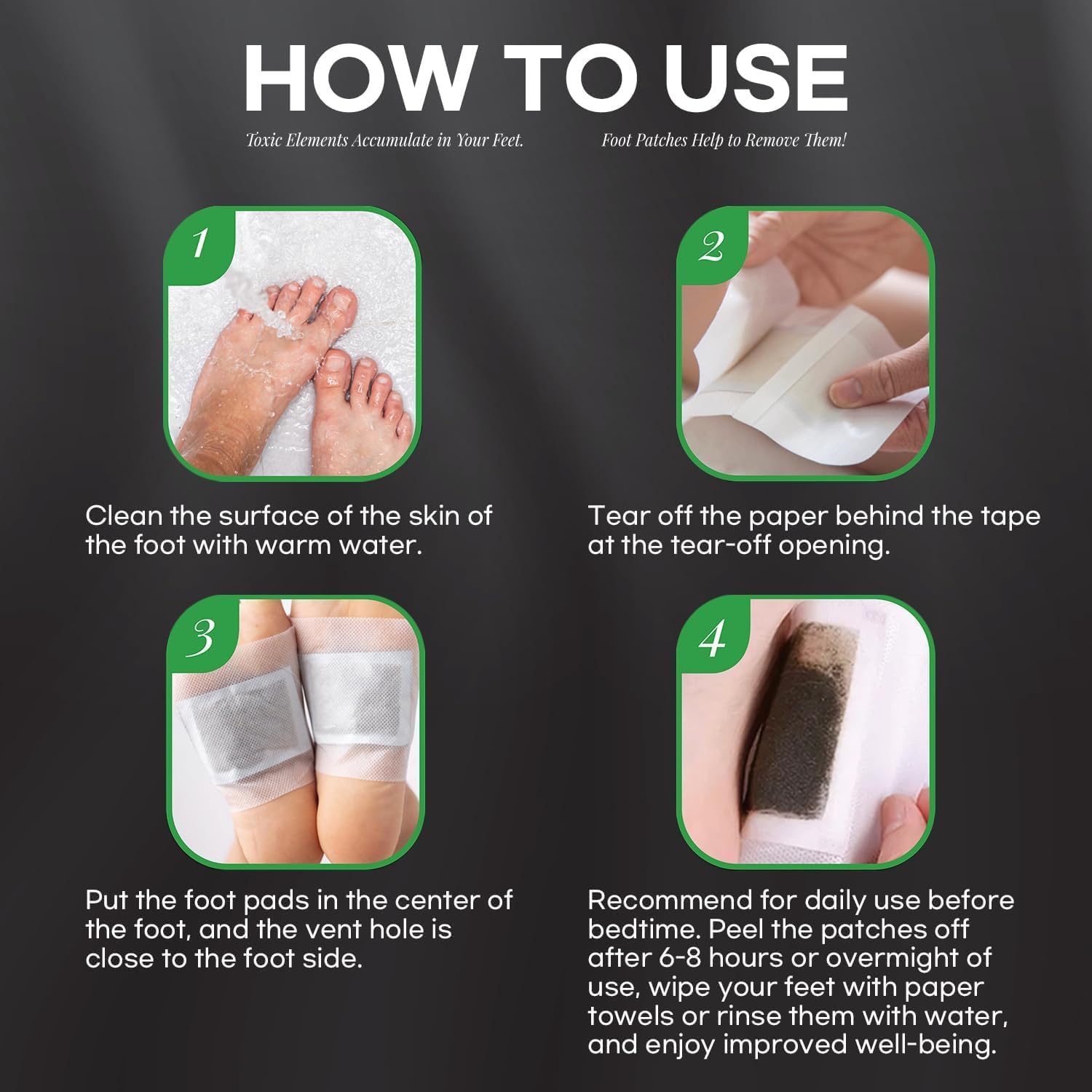 Best Detox Foot Pads Use