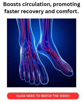 Boosts circulation, promoting faster recovery and comfort