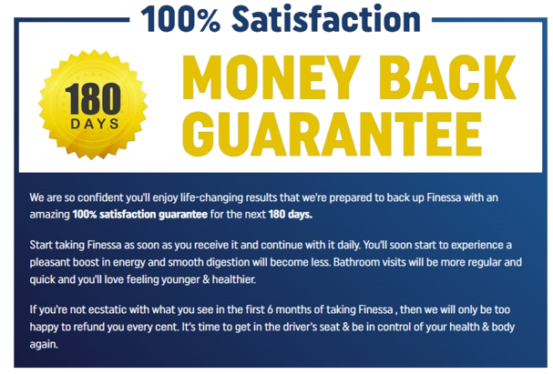 Finessa Money Back Guarantee