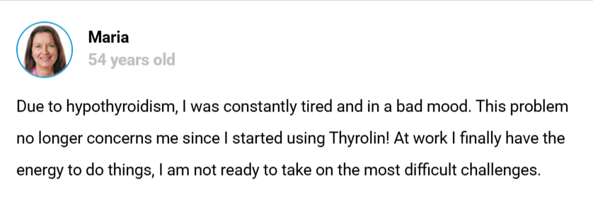 Thyrolin Customer Reviews