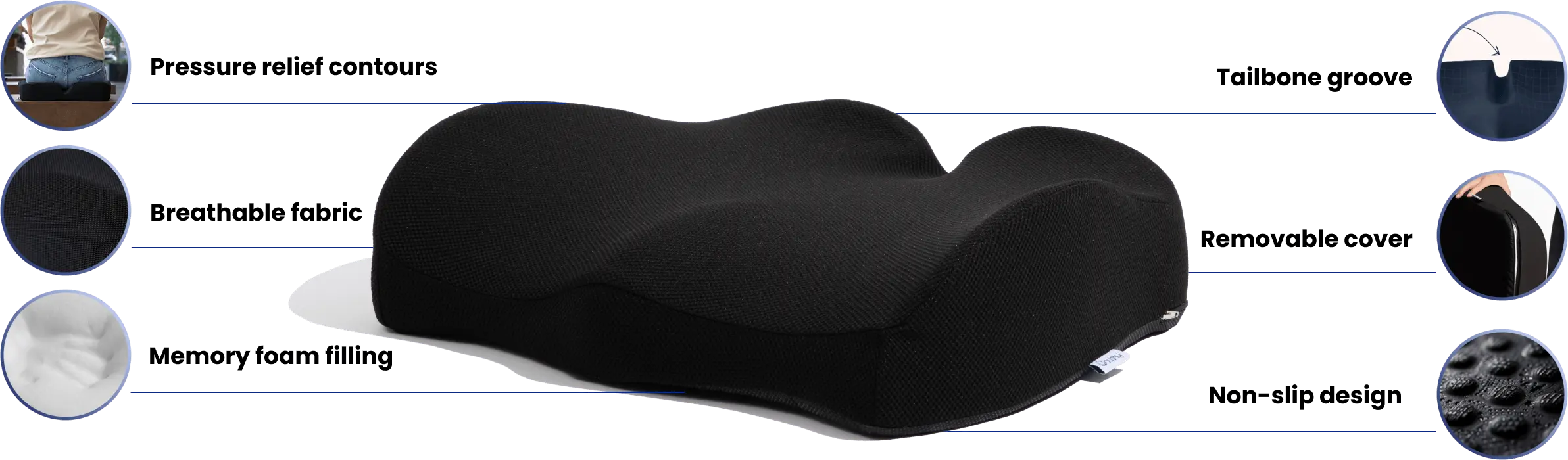 Coushy Seat Cushion Features