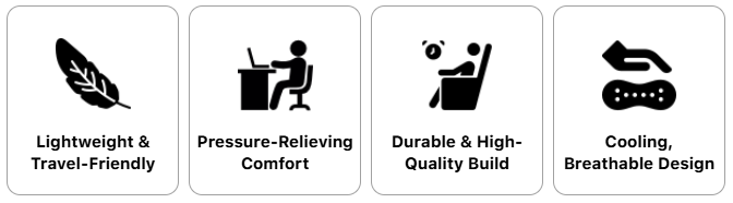 Kizu Cushion Features