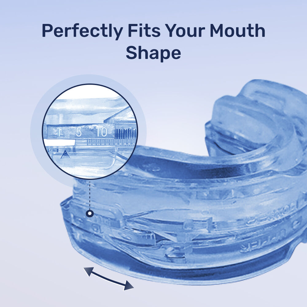 SleepZee Anti-Snoring Mouthpiece structure