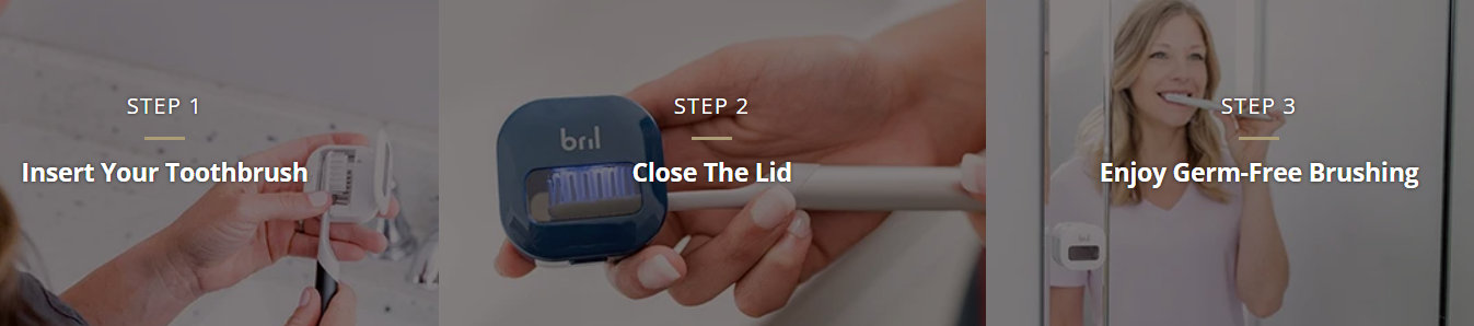 Bril Toothbrush Sterilizer Use
