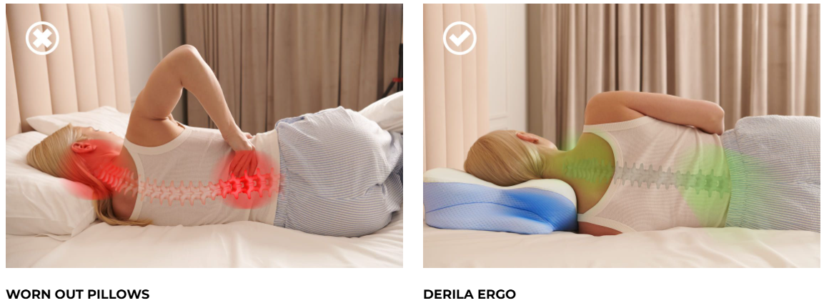 Derila ERGO Memory Foam Pillow Benefits