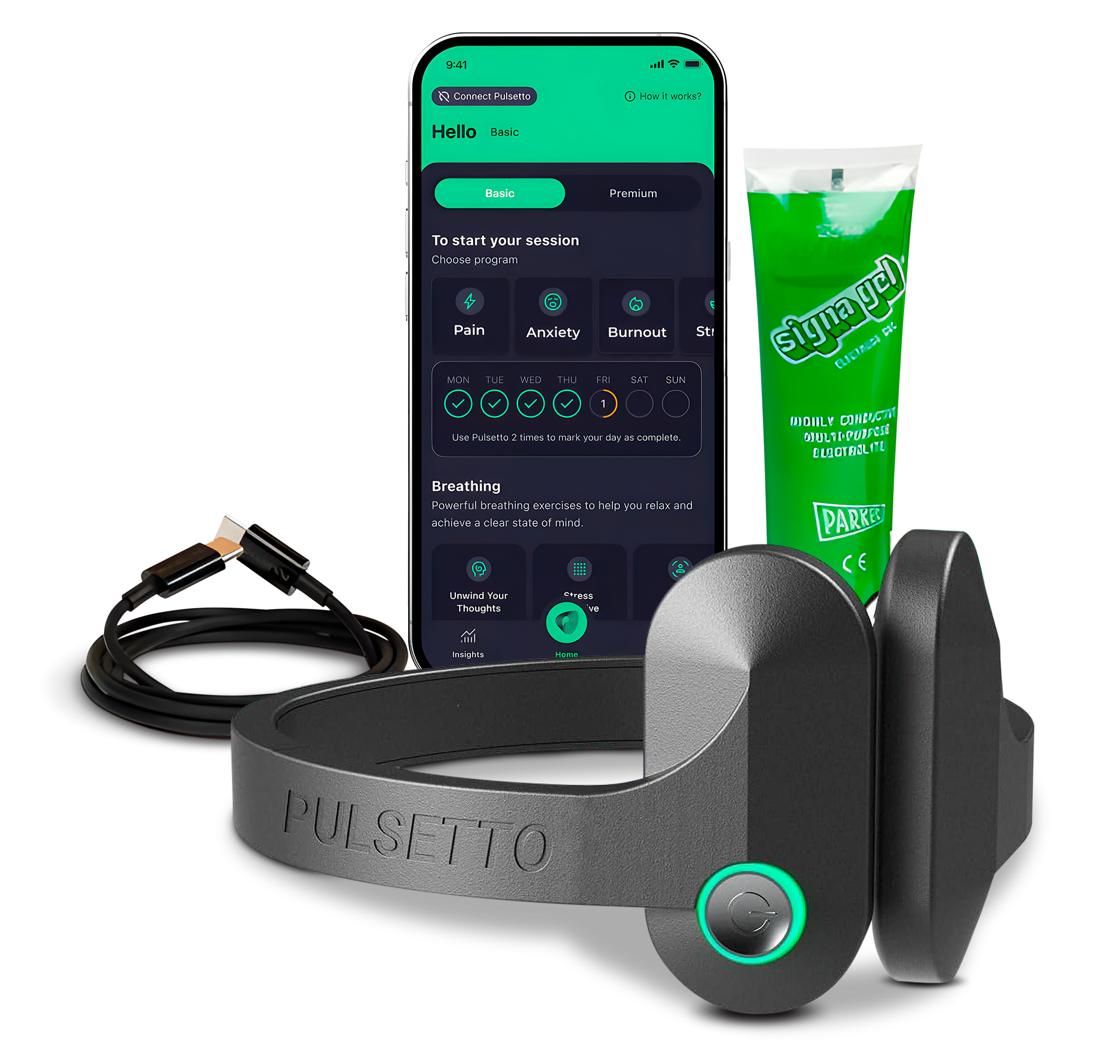 Pulsetto Vagus Nerve Stimulator Features