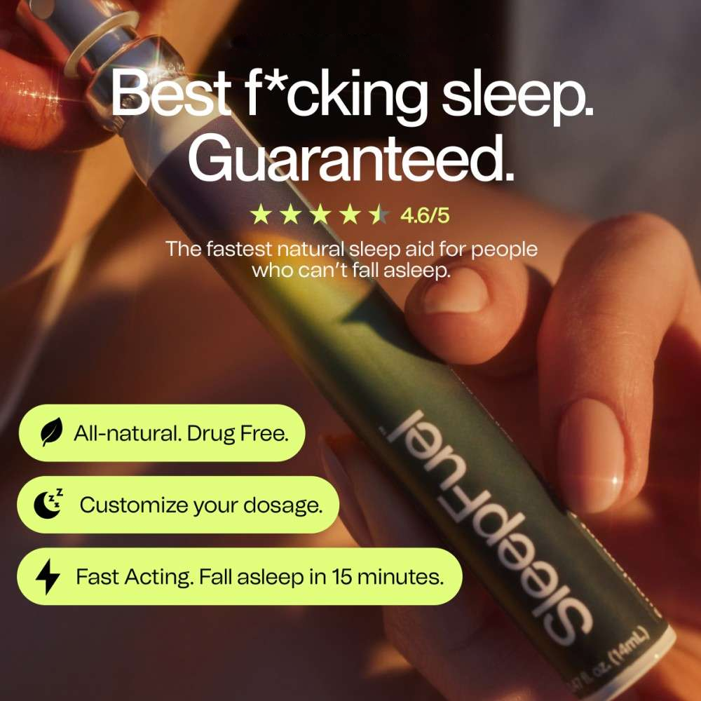 Sleep Fuel Spray Label