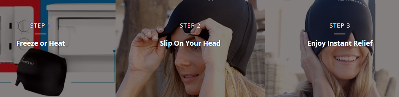 TheraICE Headache Relief Cap Uses
