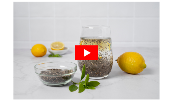 Internal Shower Chia Seed Water