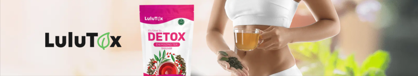 Lulutox Detox Tea Label