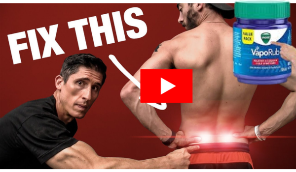 vicks vapor rub for back pain