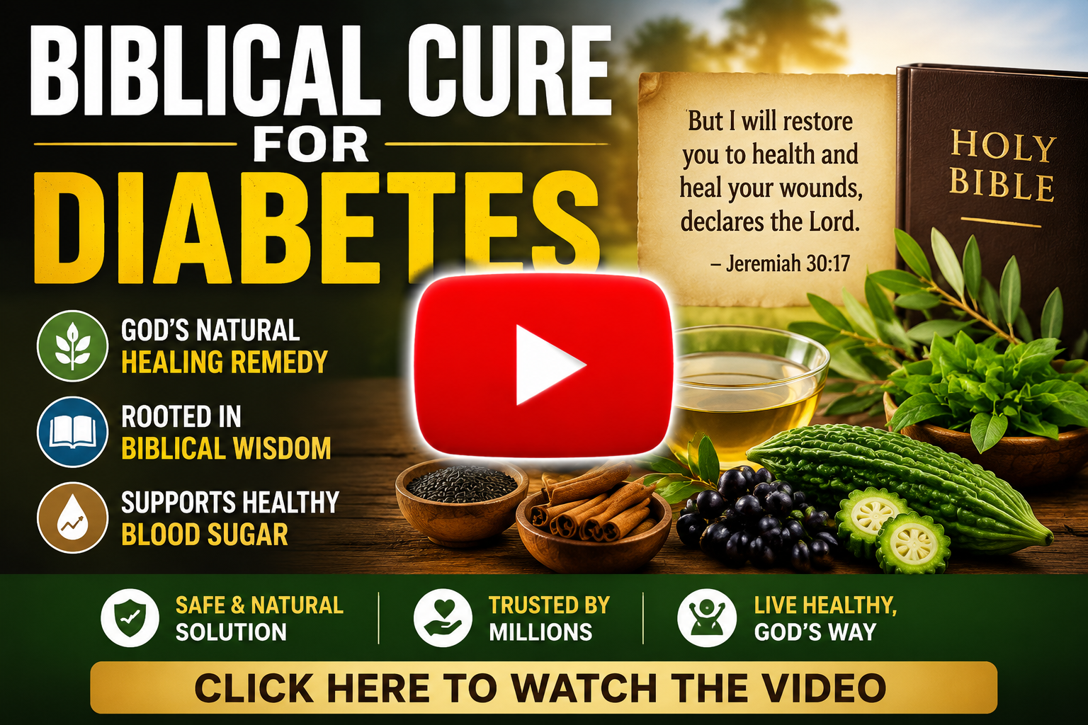 Biblical Cure for Diabetes (2)