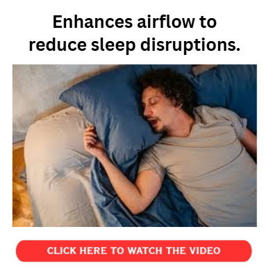 Enhances airflow to reduce sleep disruptions