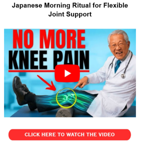 Japanese Trick to End Joint Pain - Joint Support