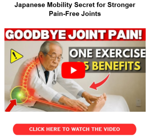 Japanese Trick to End Joint Pain - Pain-Free Joints
