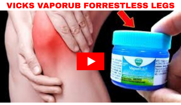 vicks vaporub for restless legs