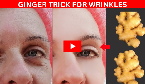 ginger trick for wrinkles