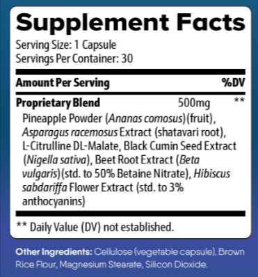 LightSteps Pro Supplement Facts