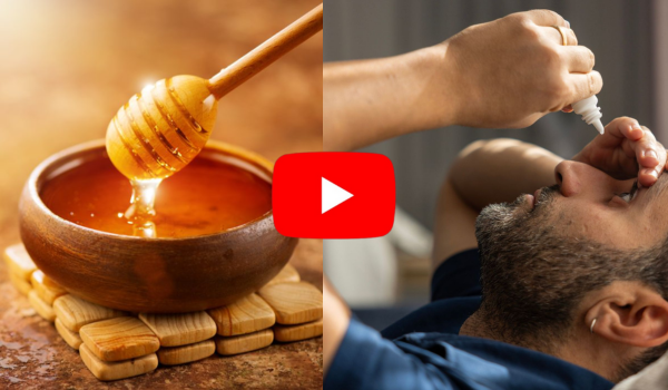 honey trick for eye sight