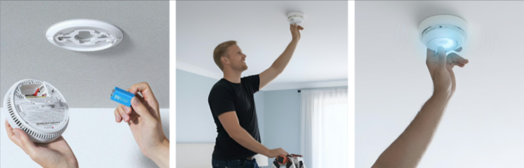 iDetectPro Smoke Detector fitting
