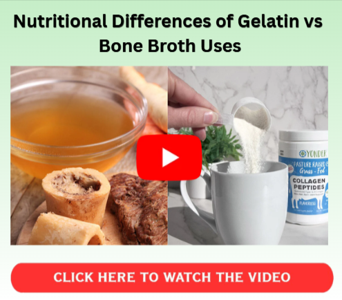 Gelatin vs Bone Broth - Nutritional Differences