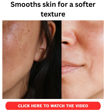 Smooths skin for a softer texture