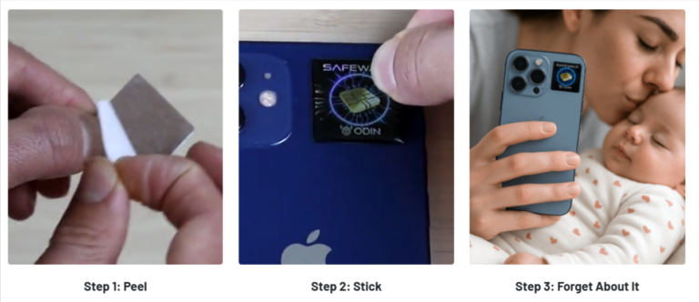 ODIN EMF Blocking Sticker How To Use