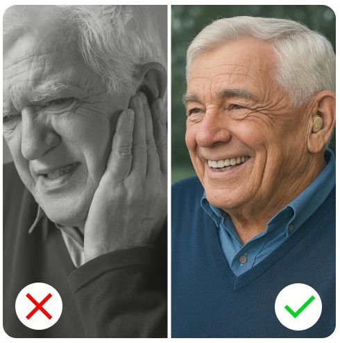 Omnihear Hearing Aids Before After