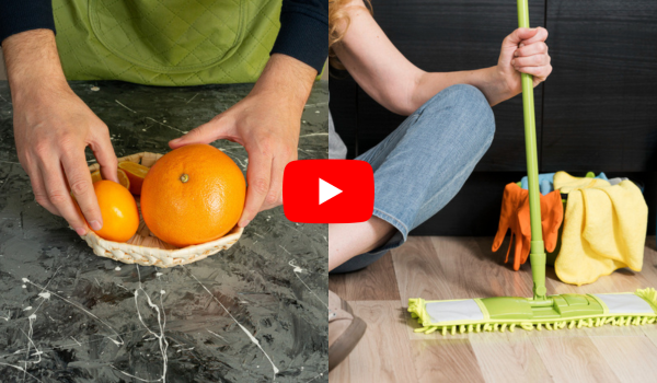 Orange Peel Trick for Cleaning