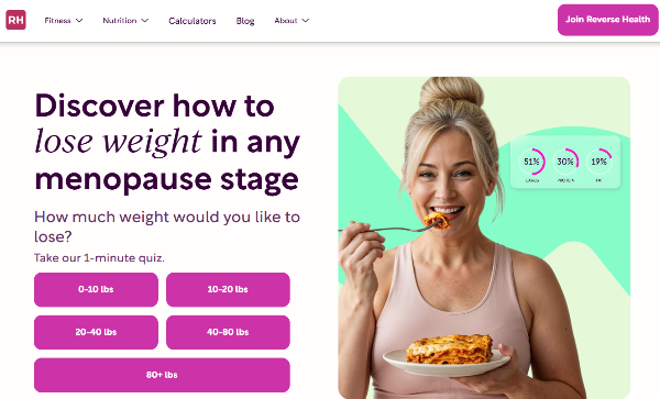 Reverse Health Nutrition App Reviews
