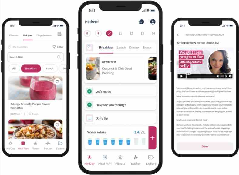 Reverse Health Nutrition App