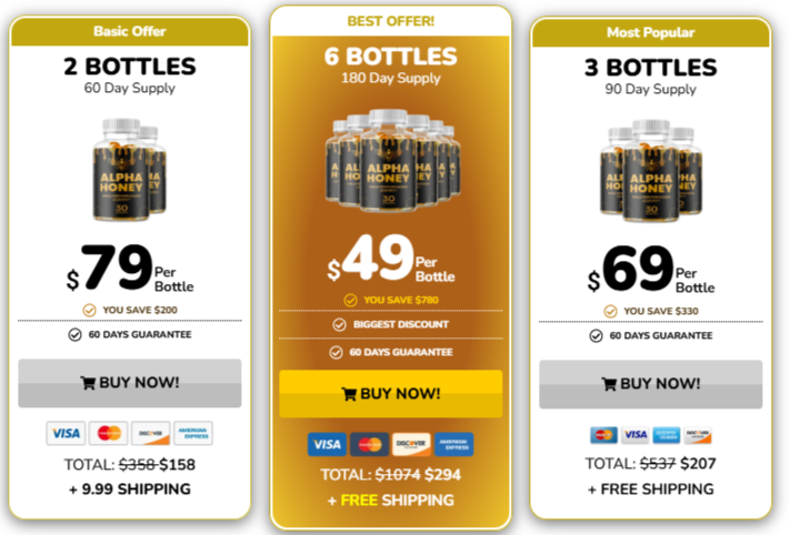 Alpha Honey Price details