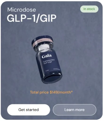 Microdose GLP-1GIP MIC