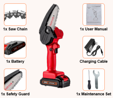 Wood Ranger Mini Chainsaw Features