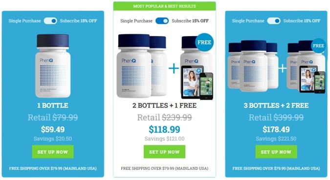 PhenQ Pricing