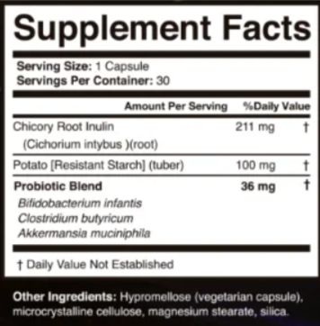 SlimTide Ingredients Supplement Facts