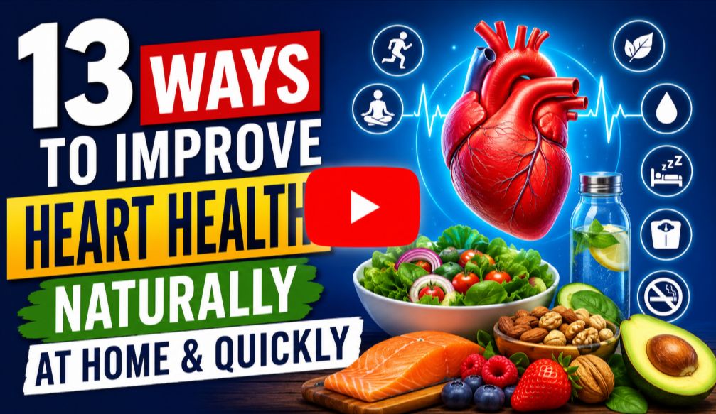 13 Ways to Improve Heart Health Naturally at Home & Quickly