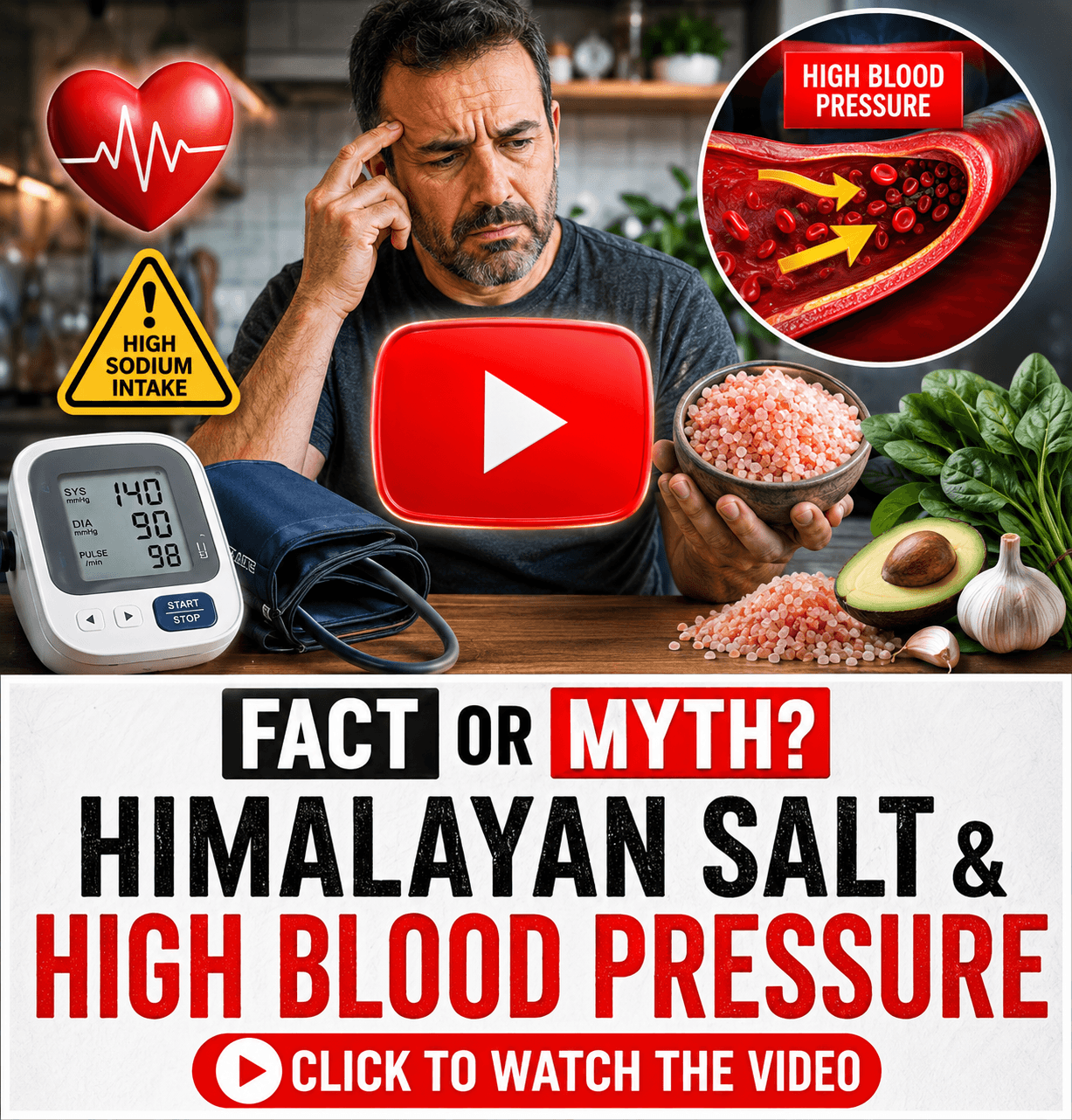 Himalayan Salt Diet For High Blood pressure - Benefits