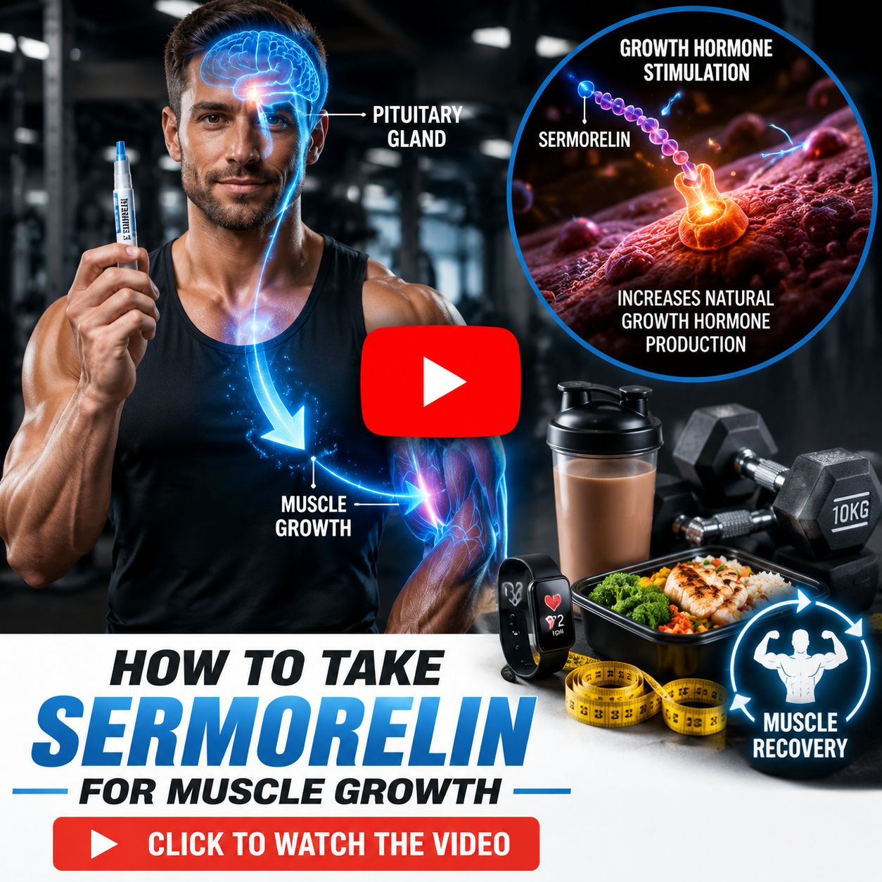 Sermorelin Peptide for Muscle Growth 1