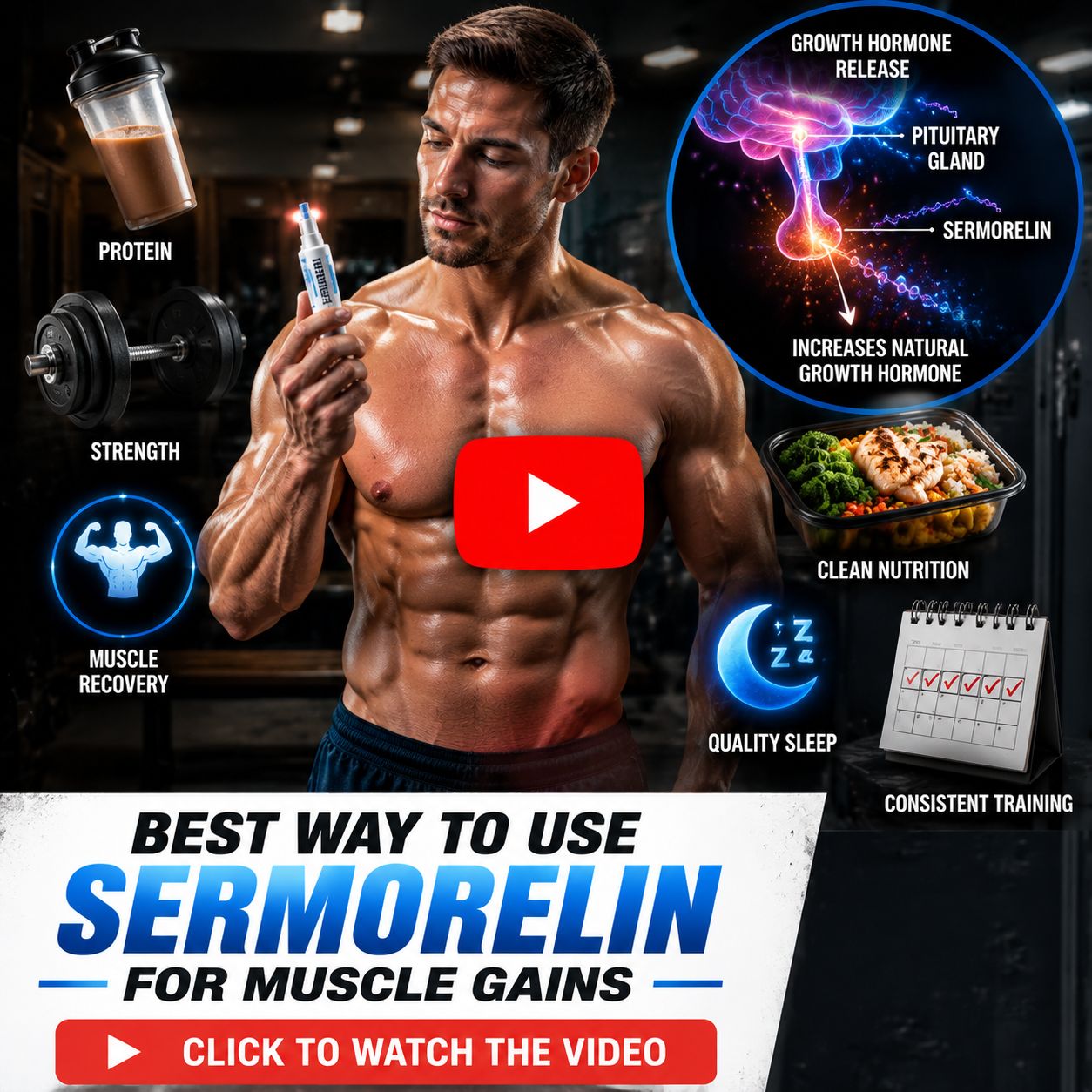 Sermorelin Peptide for Muscle Growth 2