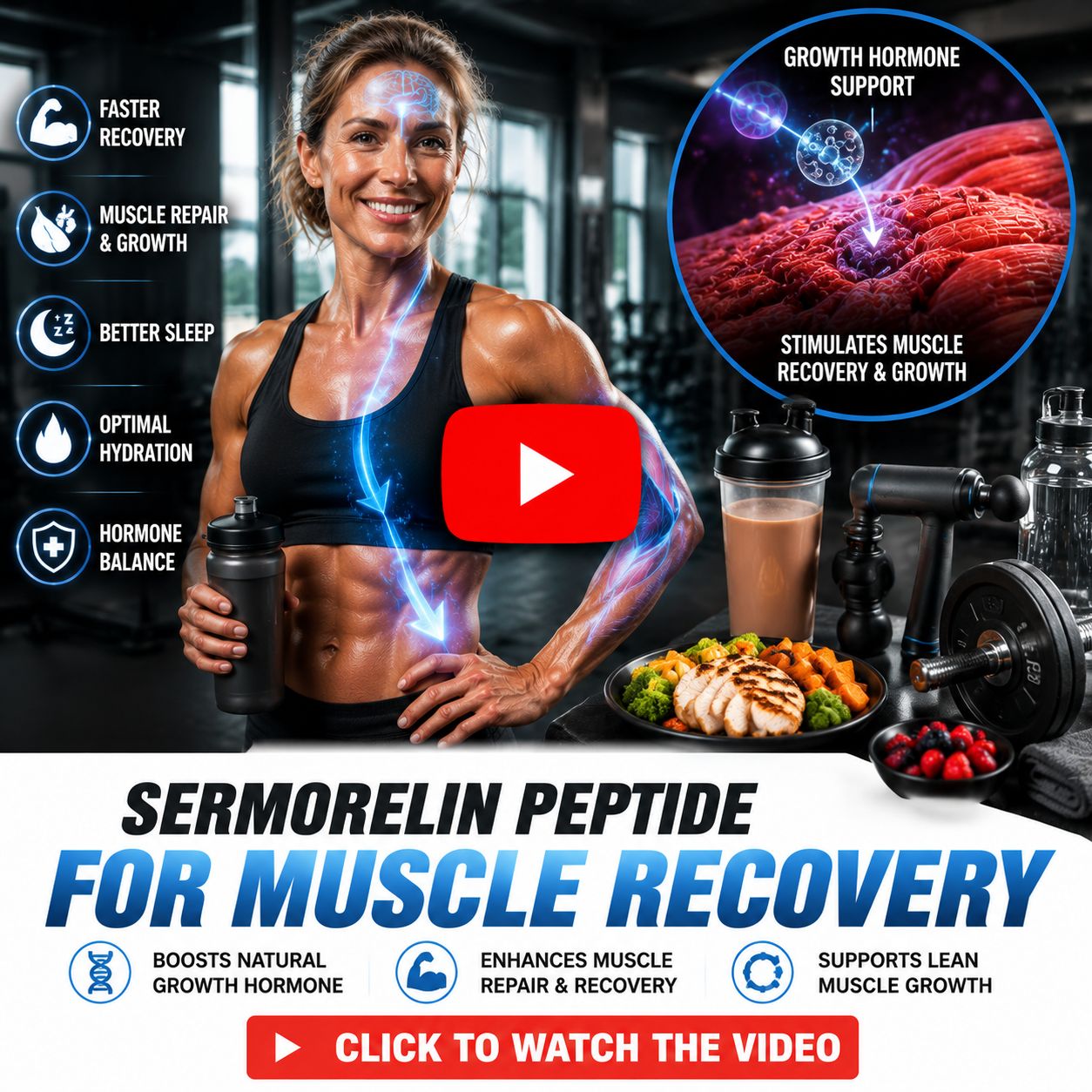 Sermorelin Peptide for Muscle Growth 3