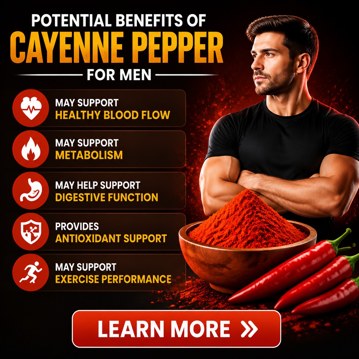 Cayenne Pepper Trick For Men Benefits