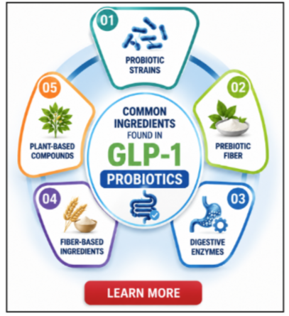 Common Ingredients Found in GLP-1 Probiotics