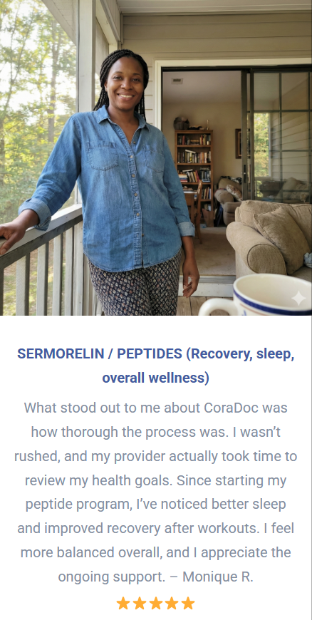 CoraDoc Sermorelin Customer