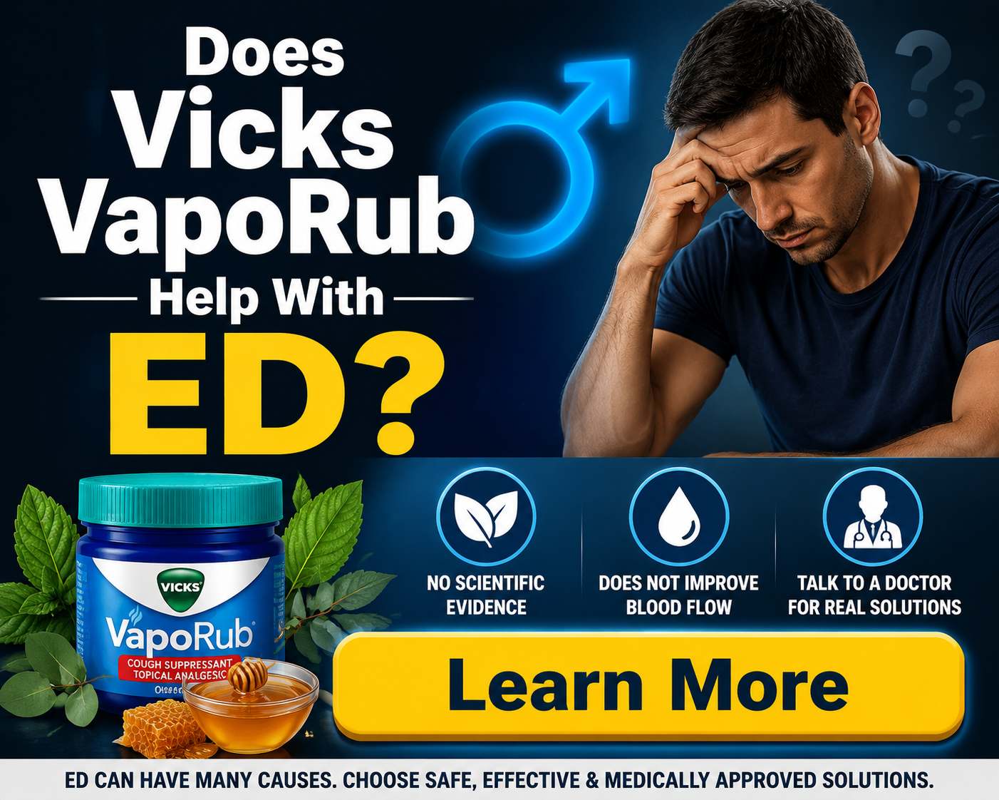 Does Vicks VapoRub Help With ED work