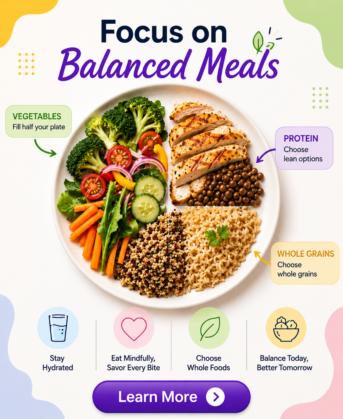 Focus on Balanced Meals