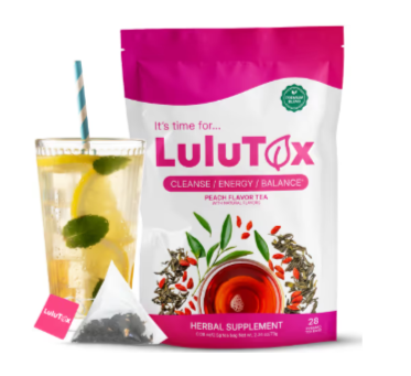 Lulutox Detox Tea.