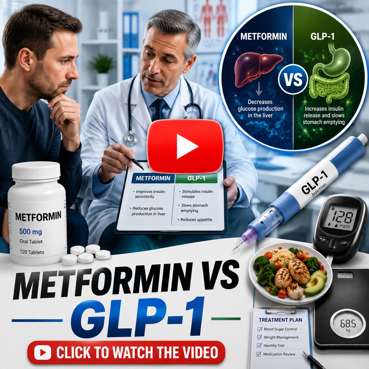 Metformin a Glp 1.