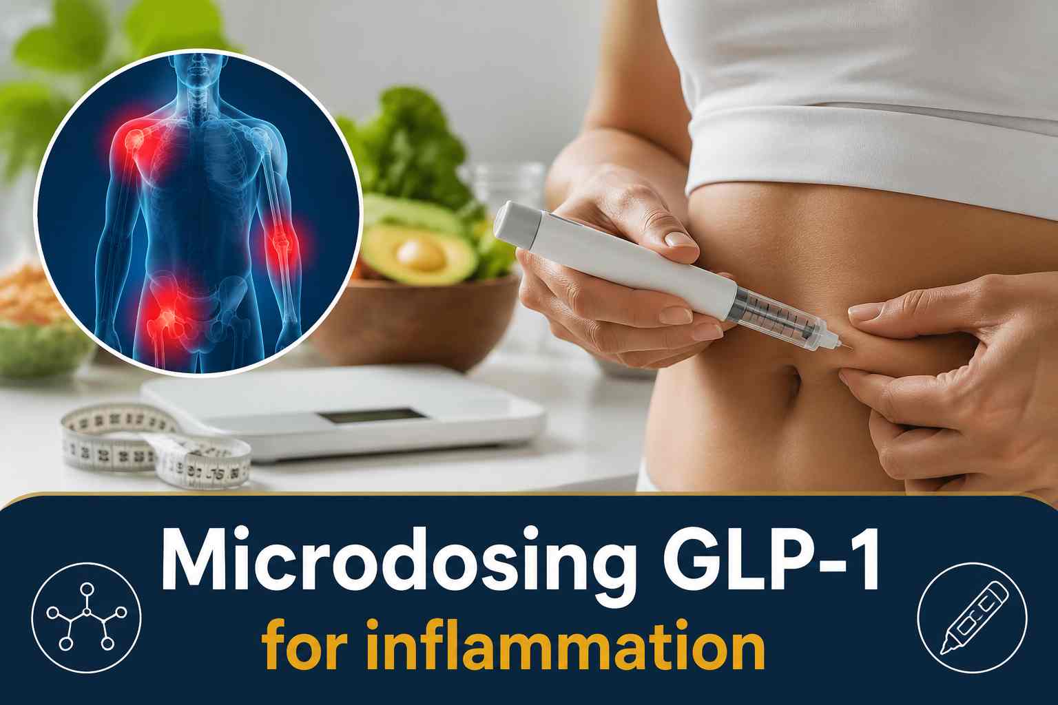 Microdosing GLP-1 For Inflammation