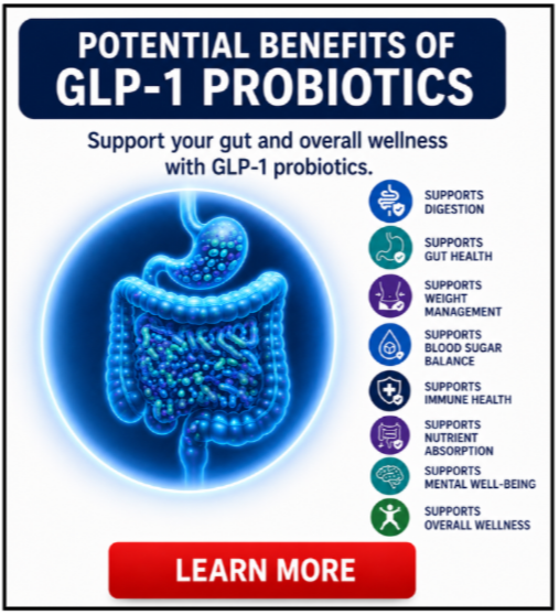 Potential Benefits of GLP-1 Probiotics